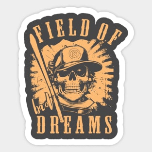 The Field of Bad Dreams - where sporting hopes go to die! Sticker